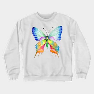 Beautiful Butterfly Colour Crewneck Sweatshirt